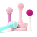 Escova de Limpeza Facial Compacta e Resistente — Limpeza Profunda + Esfoliação em Um Só Produto!