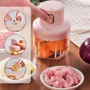 Mini Processador Elétrico de Alimentos - Praticidade e Eficiência para Sua Cozinha!