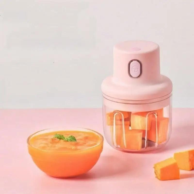 Mini Processador Elétrico de Alimentos - Praticidade e Eficiência para Sua Cozinha!