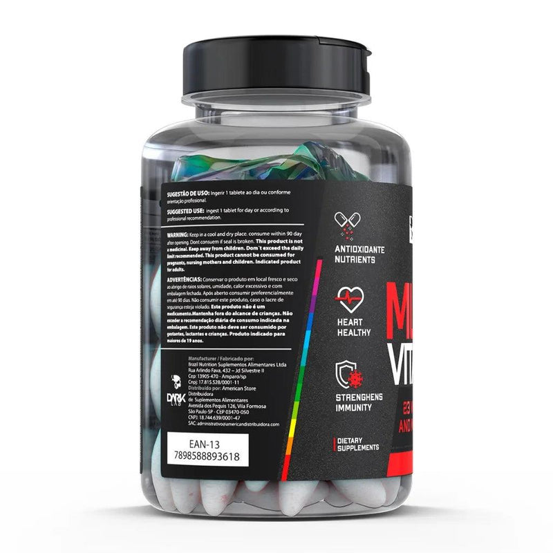 Multivitamínico 60 Cápsulas – Dark Lab | A Suplementação Completa para Sua Saúde
