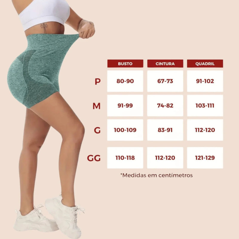 Shorts Modelador Academy-Lift – Levanta e Define o Bumbum