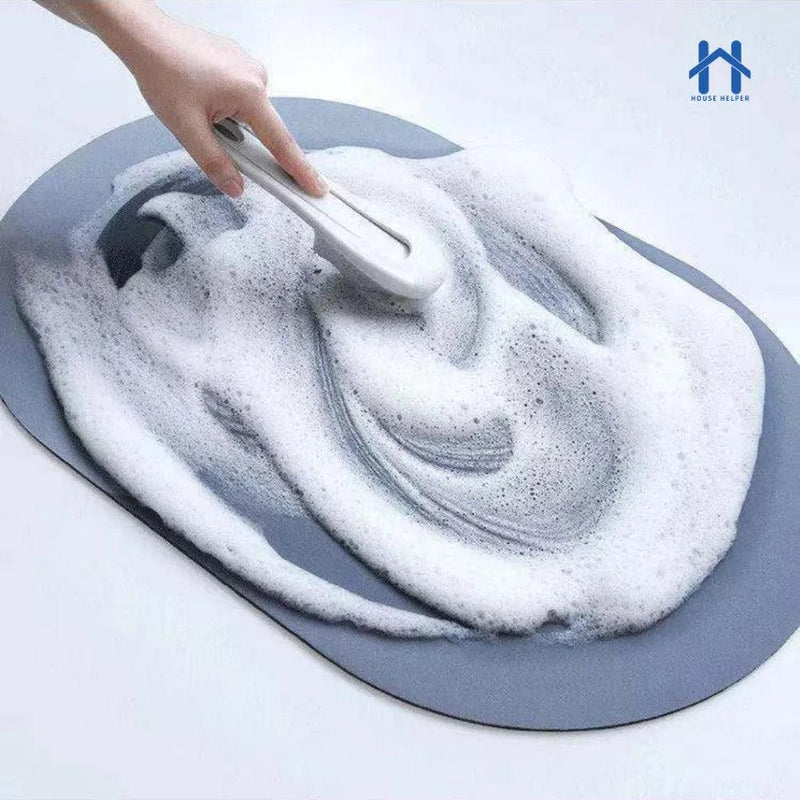 Tapete de Banheiro Super Absorvente – Antiderrapante, Secagem Rápida,