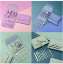 Kit 16 Peças - Cortadores de Unha em Aço Inoxidável com Bolsa Dobrável - Neverdie Store