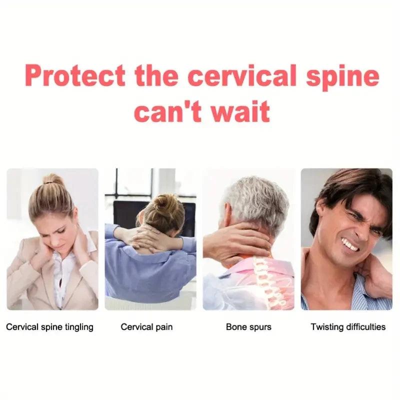Suporte Cervical com Aquecimento Magnético Alivio das Rápido Das dores