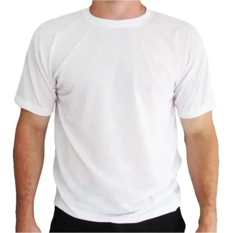 Kit 5 Camisetas Lisas Masculinas – Poliéster, Cores Variadas