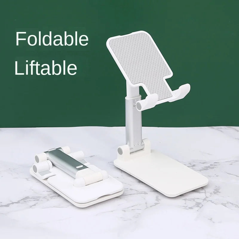 Suporte Retrátil Multiuso para Celular e Tablet – Ajustável, Compacta e Portátil