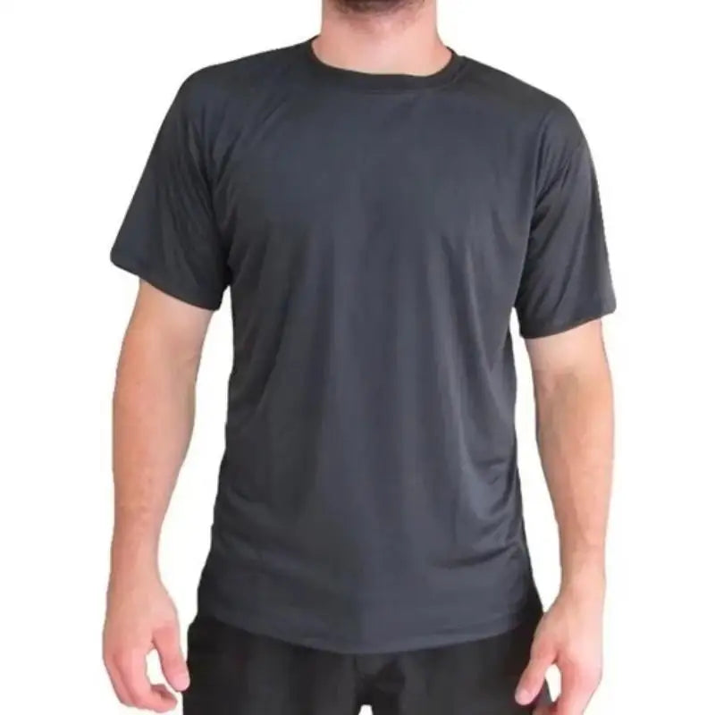 Kit 5 Camisetas Lisas Masculinas – Poliéster, Cores Variadas