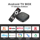 TV Box Android 13 com Wi-Fi 5G, Bluetooth e Google Assistente – 2GB RAM + 16GB | T1 Smart Media Player