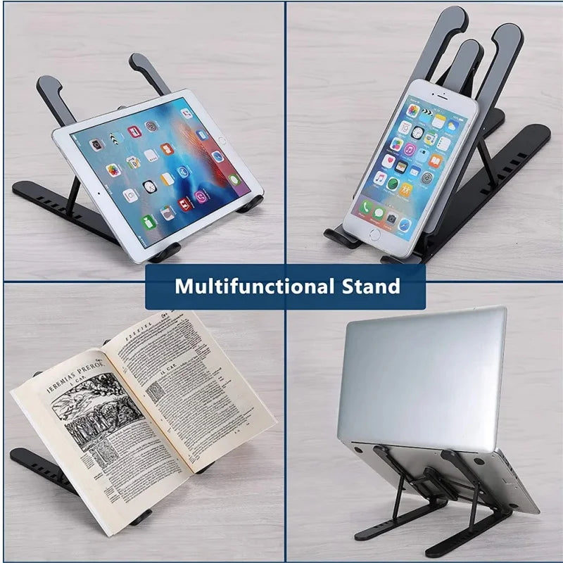 Suporte Universal para Notebook – Ajustável, Dobrável e Estável